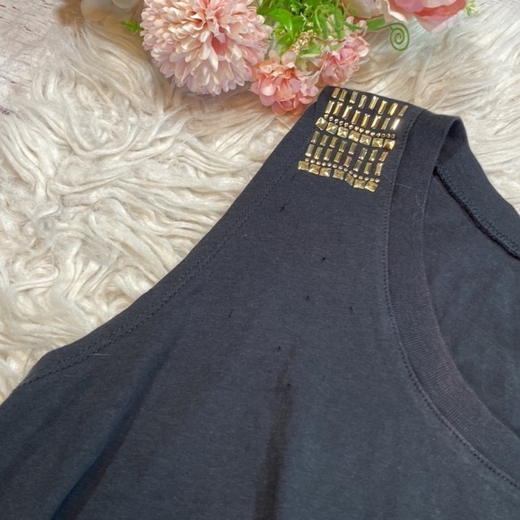 Christian Audigier 1958 Embellished High Low Tank sz L - Picture 2 of 13